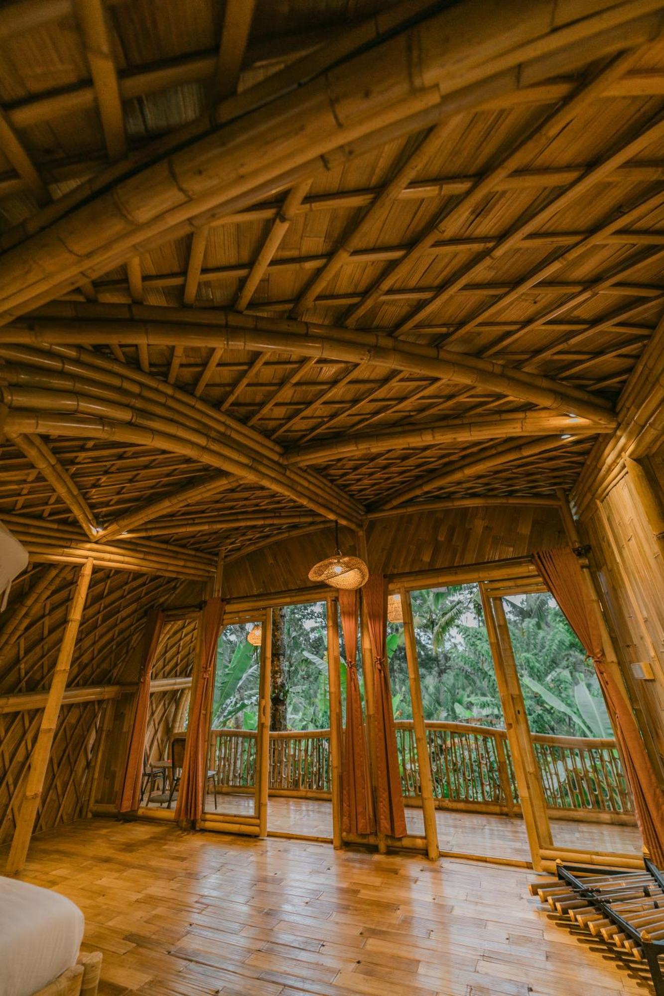 Alamvaya Bali Bamboo House Villa Sidemen  Exterior photo