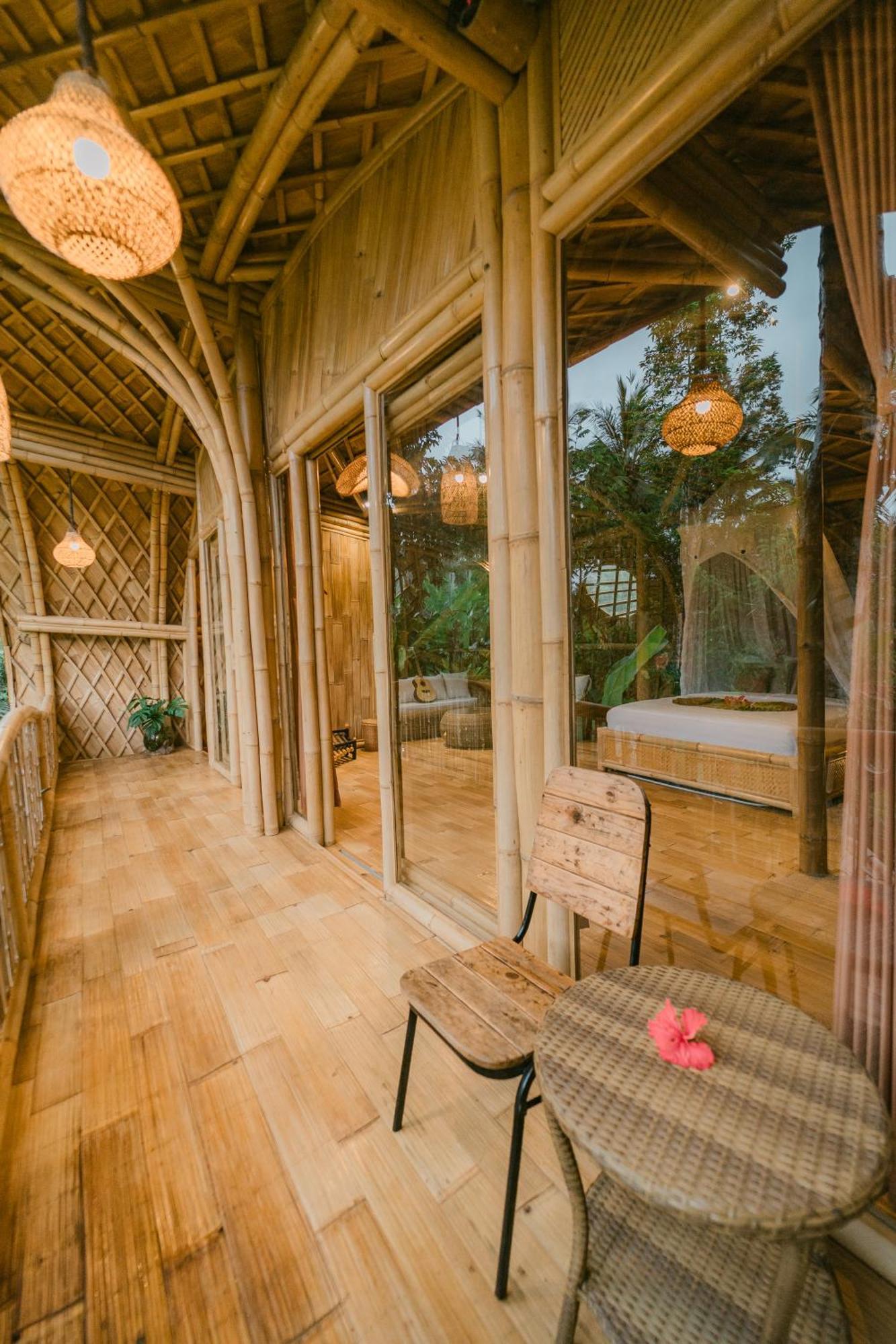Alamvaya Bali Bamboo House Villa Sidemen  Exterior photo