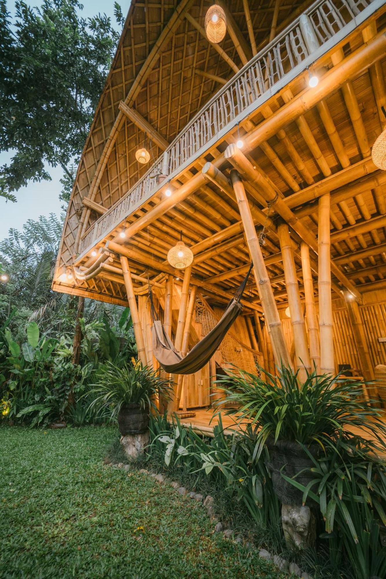 Alamvaya Bali Bamboo House Villa Sidemen  Exterior photo